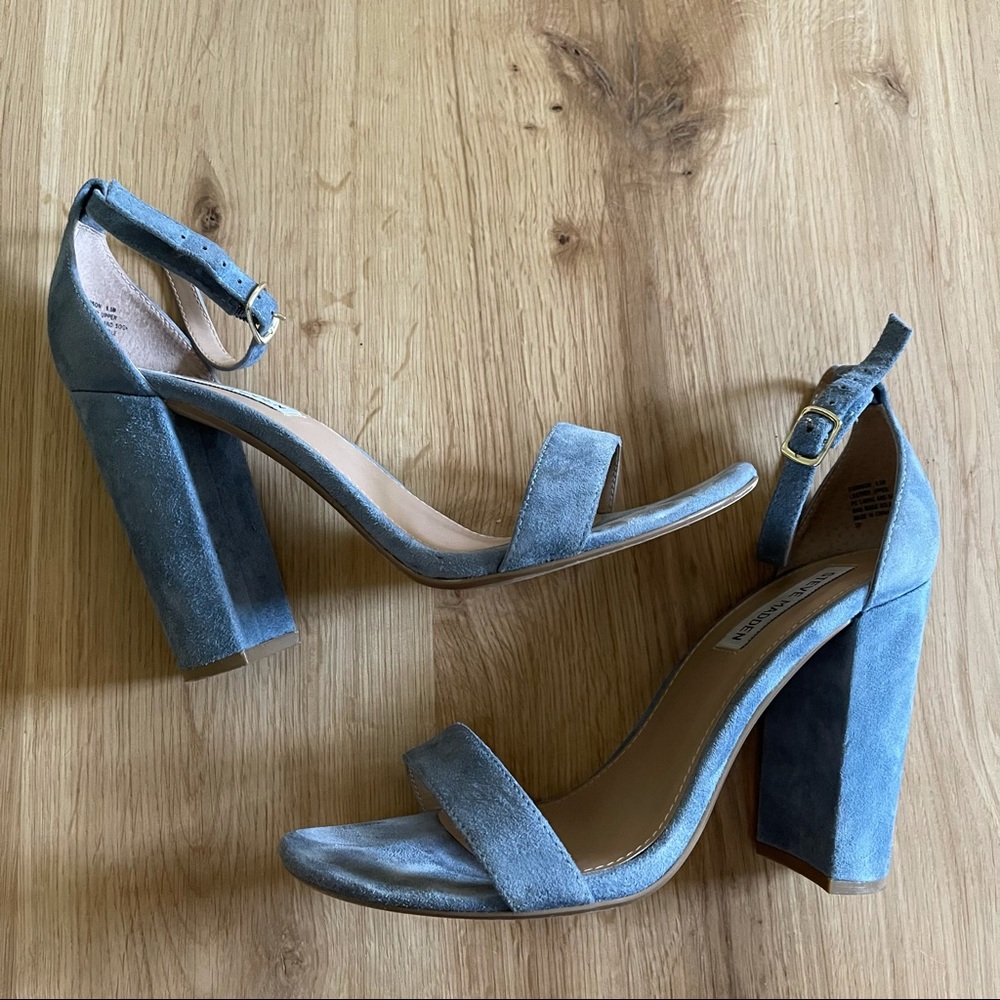 Steve Madden Carrson Blue Suede